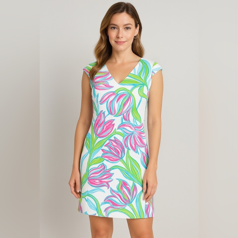 Lilly Pulitzer Women’s XS Ring The Bellboy Short Mini Summer Dress Desiree
